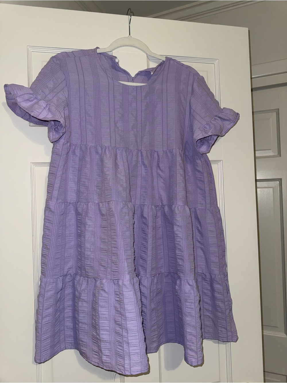 Lavender Tiered Dress - Brand Unspecified